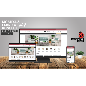 Mobilya Satış E-Ticaret Konsepti