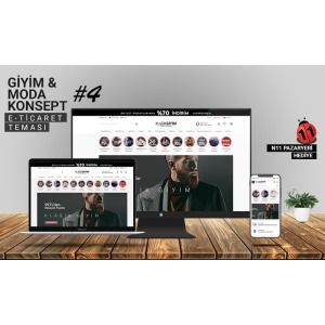 Giyim & Moda E-Ticaret Konsepti #4