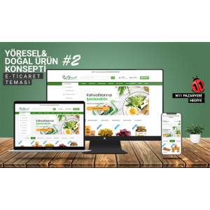 Yöresel & Doğal Ürün E-Ticaret Konsepti #2